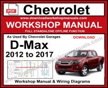 chevrolet dmax service repair workshop manual download